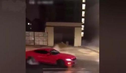 带网红开跑车漂移,惊险刺激漂移秀场